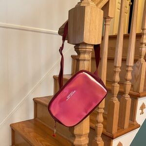 MARC JACOBS BUM BAG FANNY PACK SLING CROSSBODY BAG  IRIDESCENT PINK CHERRY CHARM